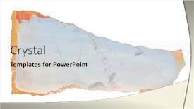  Presentation with painting old - Presentation theme featuring torn-empty-old-grunge-gold and a sky blue colored foreground