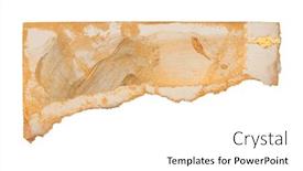  Presentation with painting old - Presentation design consisting of torn-empty-old-grunge-gold and a white colored foreground