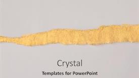  Presentation with paper line - PPT theme enhanced with torn-empty-pieces-of-texture background and a light gray colored foreground