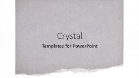  Presentation with torn paper - Presentation having torn-empty-pieces-texture-paper background and a light gray colored foreground