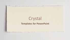  Presentation with torn paper - Presentation theme enhanced with torn-empty-pieces-texture-paper background and a lemonade colored foreground