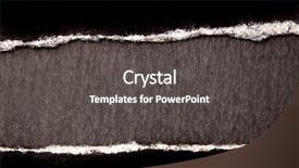  Presentation with page - PPT layouts with torn page - ripped black paper copy space background and a dark gray colored foreground