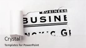  Presentation with page - Cool new presentation with torn page - word written on a ripped backdrop and a light gray colored foreground