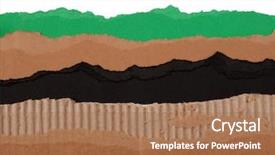  Presentation with torn paper collection of old - Theme enhanced with torn paper background background and a coral colored foreground