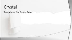  Presentation with torn paper - Audience pleasing slides consisting of torn paper banner isolated backdrop and a  colored foreground