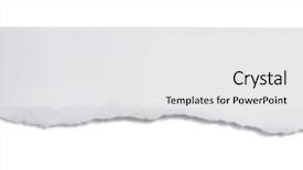  Presentation with torn paper - Colorful PPT theme enhanced with torn paper banner isolated backdrop and a white colored foreground