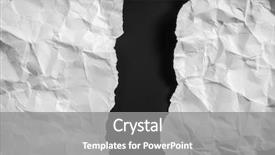  Presentation with black paper - Beautiful PPT theme featuring torn paper on black background backdrop and a  colored foreground