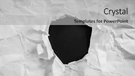  Presentation with black paper - Amazing slide deck having torn paper on black background backdrop and a  colored foreground