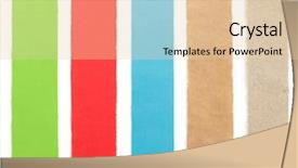  Presentation with torn paper - Amazing presentation having torn paper strips isolated backdrop and a lemonade colored foreground