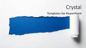  Presentation with torn paper - PPT layouts enhanced with torn paper with blank space background and a white colored foreground