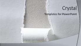  Presentation with torn paper - Beautiful presentation design featuring torn paper backdrop and a  colored foreground