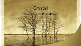  Presentation with aging - Slide deck featuring torn picture - aging photography background and a yellow colored foreground