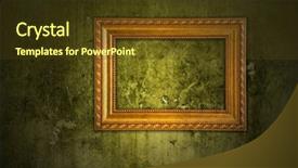  Presentation with gold frame - Beautiful presentation featuring torn picture - gold frame on a old backdrop and a tawny brown colored foreground