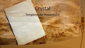  Presentation with old photo - Theme having torn picture - old photo frame on grunge background and a coral colored foreground