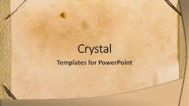  Presentation with album page - Slides having torn picture - vintage album page background and a coral colored foreground