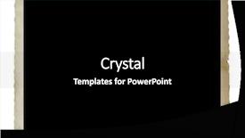  Presentation with black white vintage art - Cool new theme with torn picture - vintage photo isolated on white backdrop and a black colored foreground