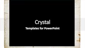  Presentation with photograph - Presentation enhanced with torn picture - vintage photograph isolated on white background and a black colored foreground