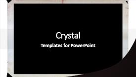  Presentation with photograph - Audience pleasing PPT layouts consisting of torn picture - vintage photograph isolated on white backdrop and a black colored foreground