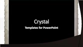  Presentation with photograph - Slide deck featuring torn picture - vintage photograph isolated on white background and a  colored foreground