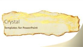  Presentation with torn paper - Beautiful presentation featuring torn-piece-of-edge-paper backdrop and a cream colored foreground