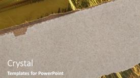  Presentation with torn paper - Presentation design enhanced with torn-pieces-of-paper-texture background and a gray colored foreground