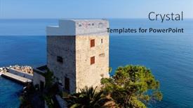  Presentation with aurora - Amazing presentation having torre-aurora-in-monterosso-al backdrop and a light blue colored foreground