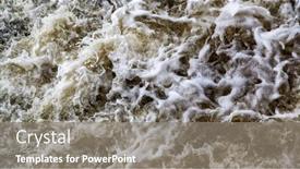  Presentation with stream - Presentation featuring torrents-strong-water-stream background and a gray colored foreground