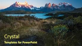  Presentation with chile - Colorful slide deck enhanced with torres del paine national park chile backdrop and a tawny brown colored foreground