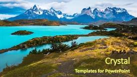  Presentation with joshua tree national park - Colorful slide deck enhanced with torres del paine national park backdrop and a tawny brown colored foreground