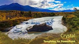  Presentation with chile patagonia - Theme having torres-del-paine-park-southern background and a tawny brown colored foreground