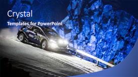  Presentation with ford car - Audience pleasing slide deck consisting of torsby-sweden-02-10-2017 backdrop and a navy blue colored foreground