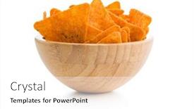  Presentation with flavor - Slides with tortilla-chips-with-the-flavor background and a white colored foreground
