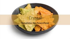  Presentation with jalapeno - Presentation design enhanced with tortilla-chips-with-the-flavor background and a gold colored foreground