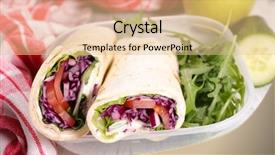  Presentation with tortilla - Cool new PPT theme with tortilla wraps backdrop and a lemonade colored foreground