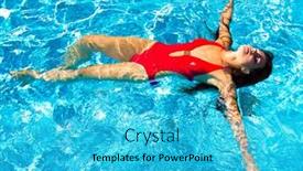  Presentation with bliss - Presentation featuring total bliss background and a cyan colored foreground