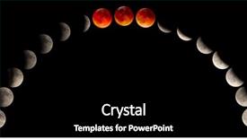  Presentation with eclipse - Audience pleasing theme consisting of total eclipse from partial backdrop and a black colored foreground