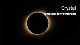  Presentation with eclipse - Amazing PPT theme having total solar eclipse august 21 backdrop and a black colored foreground