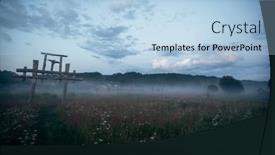  Presentation with russian - Colorful slide set enhanced with totem-in-the-village backdrop and a light blue colored foreground