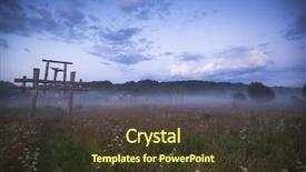  Presentation with russian - Amazing slides having totem in the village backdrop and a tawny brown colored foreground