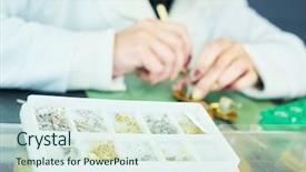  Presentation with repair - PPT theme with toth - watch production or clock repair background and a sky blue colored foreground