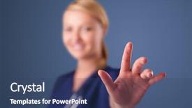  Presentation with pretty female military - Colorful PPT theme enhanced with scrub rub - pedicure beauty treatment - scrubbing backdrop and a lemonade colored foreground