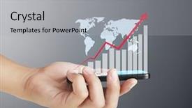  Presentation with touch screen - Cool new theme with touch-screen-mobile-phone backdrop and a light gray colored foreground