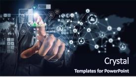  Presentation with touch screen - PPT layouts with touch screen technology - creating wireless technologies mixed media background and a wine colored foreground