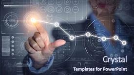  Presentation with touch screen technology - Audience pleasing PPT theme consisting of touch screen technology - high technologies for your success backdrop and a tawny brown colored foreground