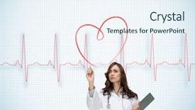  Presentation with ethical doctor - Amazing PPT theme having business technology internet and network backdrop and a dark gray colored foreground.