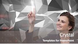  Presentation with magnetic effect electric current - Presentation theme consisting of touching and interacting with transition background and a gray colored foreground