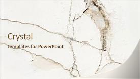  Presentation with cracked wall - Amazing slide deck having tough built - bright cracked wall backdrop and a  colored foreground