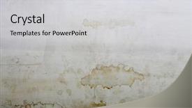  Presentation with wall - Colorful slides enhanced with tough built - dirty white wall backdrop and a light gray colored foreground