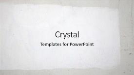  Presentation with grungy white concrete wall - Cool new PPT theme with tough built - white concrete wall texture backdrop and a white colored foreground