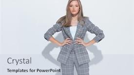  Presentation with hands holding - Beautiful presentation theme featuring tough-fashion-businesswoman-holding-hands backdrop and a lemonade colored foreground